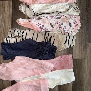 Jessica Simpson Pink and Cream Kids Matching Set